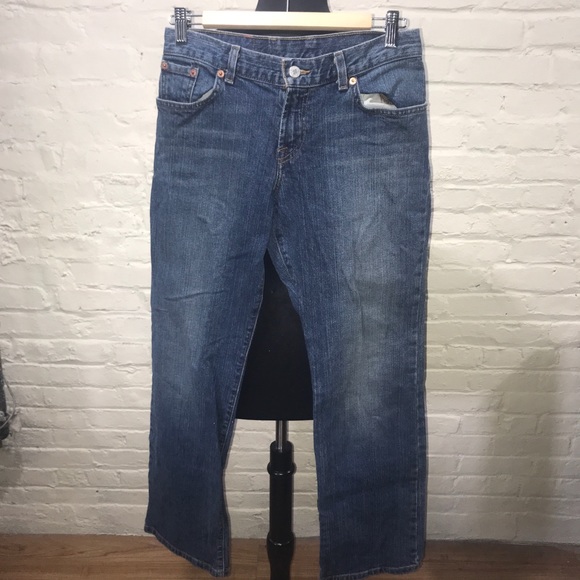 Lucky brand dungarees denim jeans size 6/28 - Picture 1 of 8